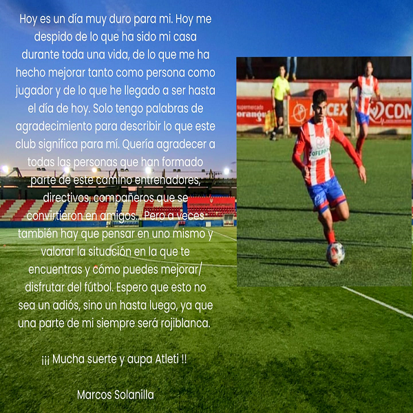 Comunicado de Marcos Solanilla