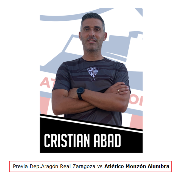 Entrevista a Cristian Abad - Previa al Deportivo Aragón vs Atlético Monzón Alumbra