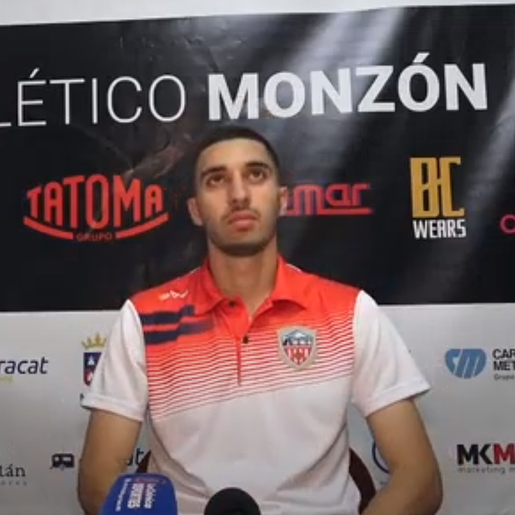 Entrevista a Moha, goleador del partido Atlético Monzón Alumbra vs Sommos U.D. Barbastro