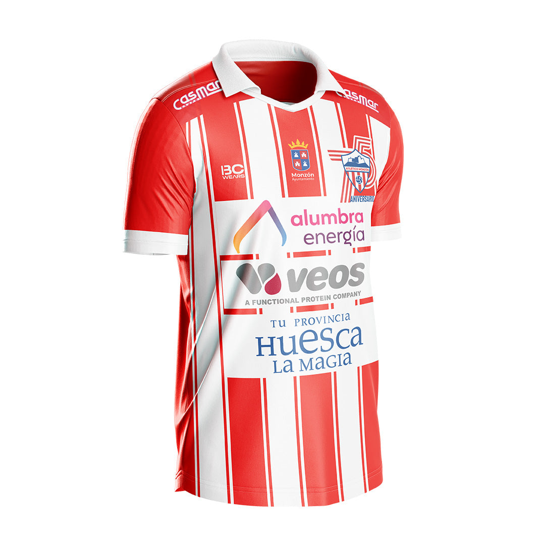 Camiseta Hombre Primera Equipación Rojiblanca 25/26